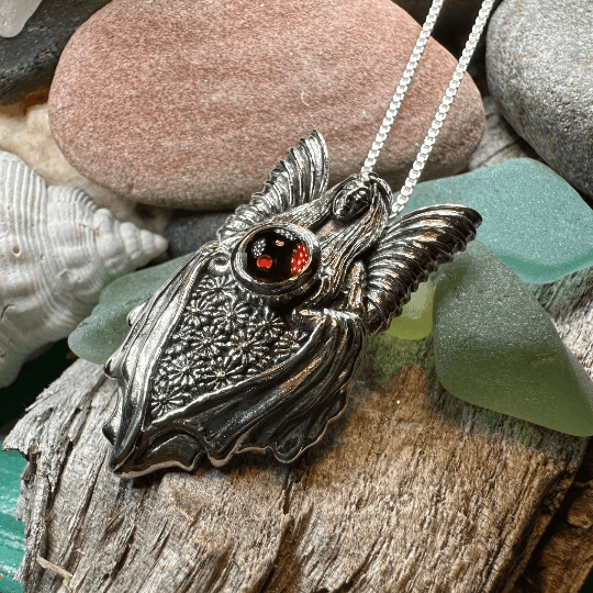 Titania Fairy Queen Necklace - 18 / Garnet