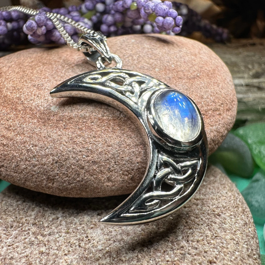 Arlynn Celtic Moon Necklace