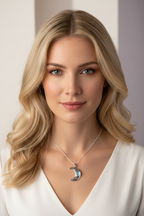 Arlynn Celtic Moon Necklace