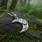 Arlynn Celtic Moon Necklace