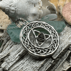 Nyx Trinity Knot Necklace - Amethyst