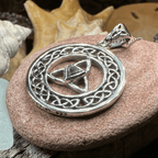 Nyx Trinity Knot Necklace - Amethyst