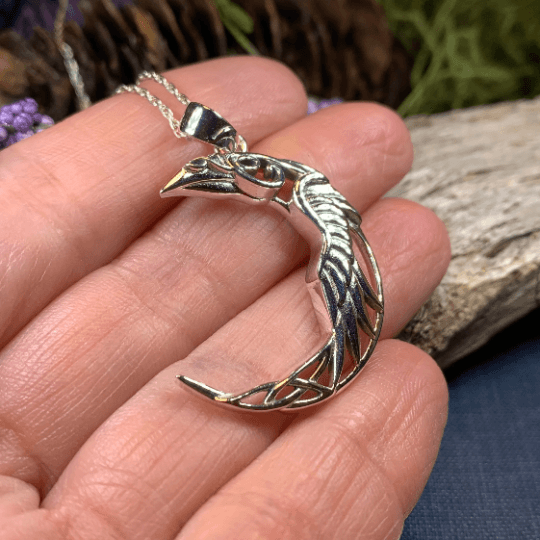 Raven Moon Necklace - 