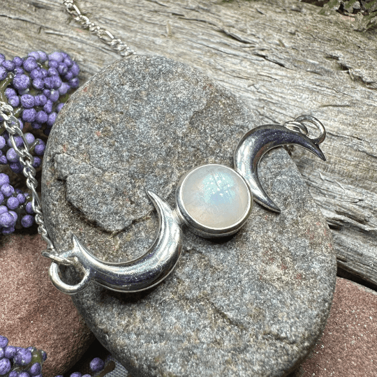 Nialla Triple Moon Necklace - 