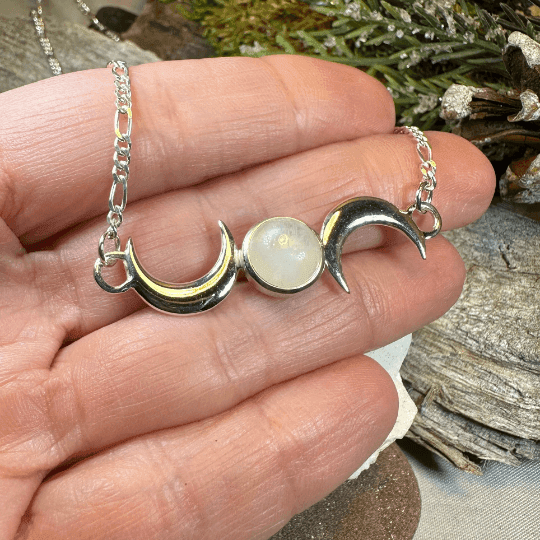 Nialla Triple Moon Necklace - 