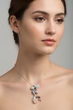 Moonstone Mermaid Necklace