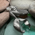 Moonstone Mermaid Necklace - 