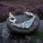Celtic Triple Moon Necklace