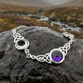 Celtic Triple Moon Necklace
