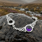 Celtic Triple Moon Necklace