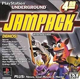 PlayStation Underground JamPack: Winter 2000 (Playstation) - Game Manual Only