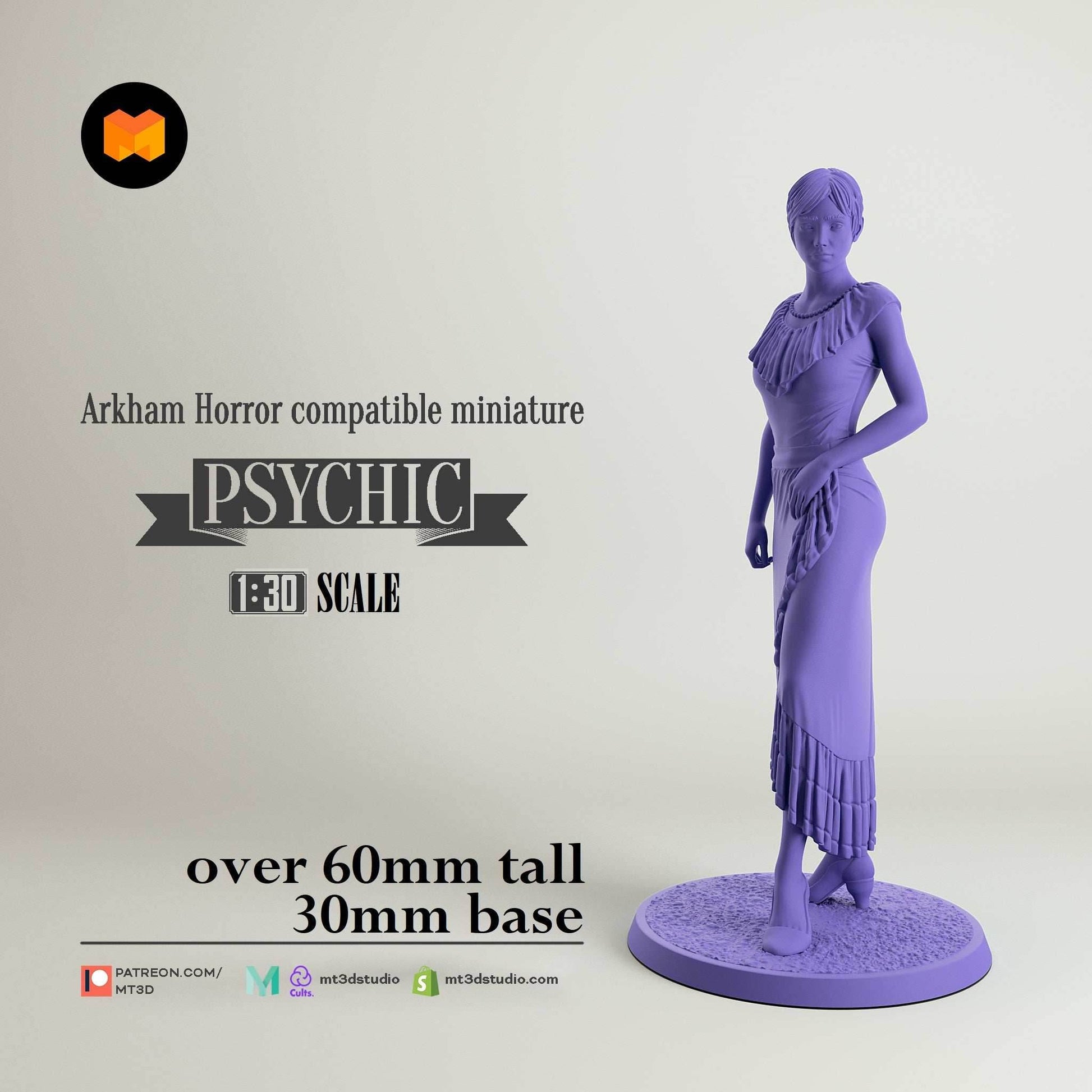 Arkham Compatible Investigator: The Psychic (Jacqueline Fine) - 