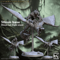Pterowyvern Rider: Sculpt D (Pterodactyl Cavalry Unit) - No Helmet / Buckler / Javelin (with Javelin Quiver)