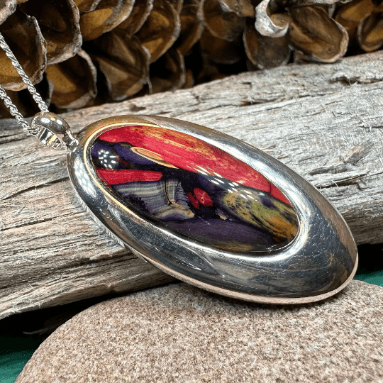Scottish Highlands Necklace - Purple Multi