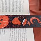 Pumpkin Moon Illustrated Bookmark 2x6 Art Bookmark Reader Gift
