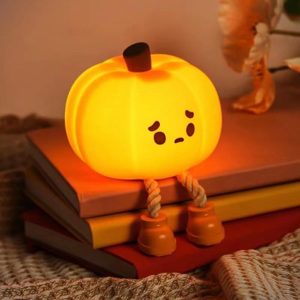 Pumpkin Night Light Dimmable Bedside Decor