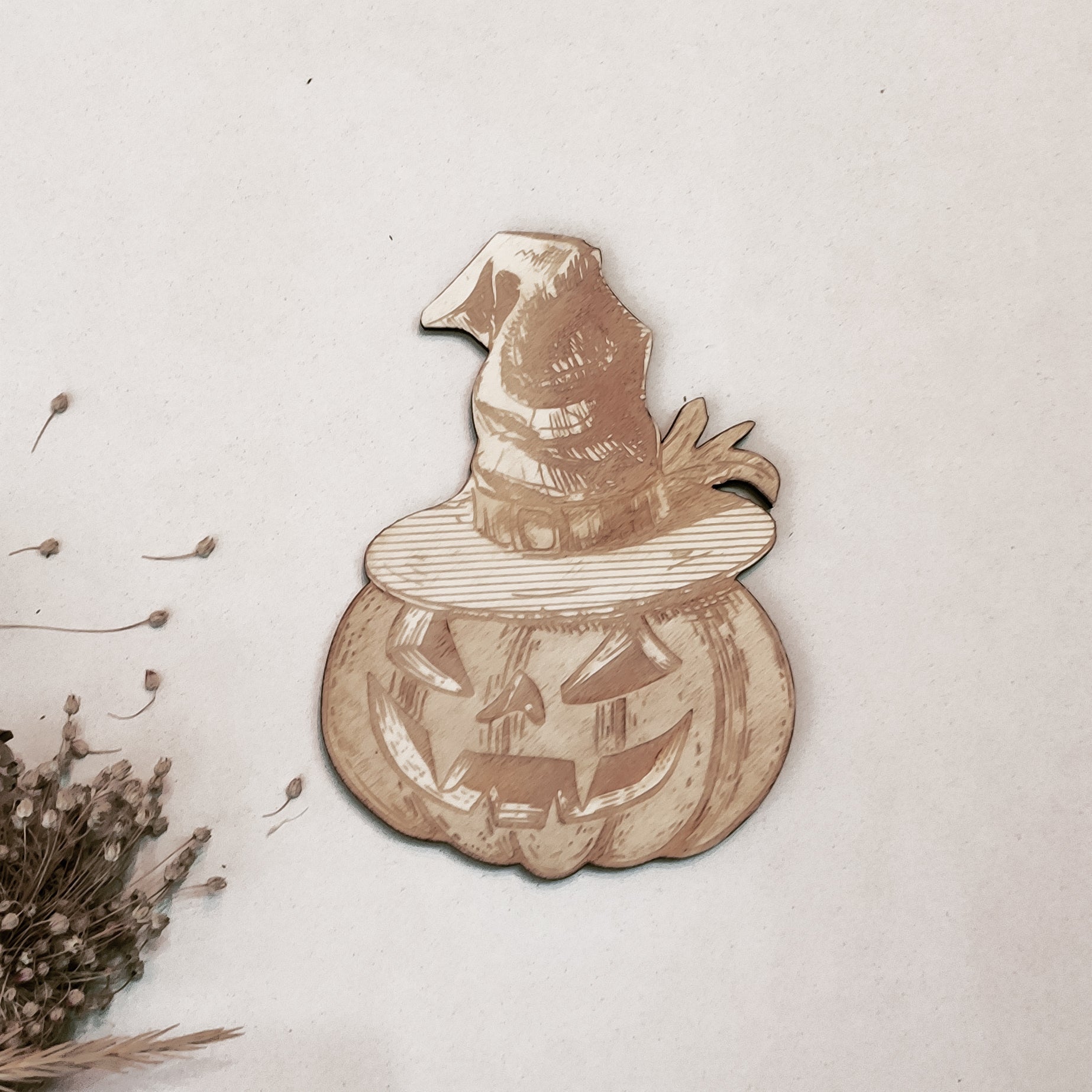 Pumpkins Halloween Party Supply - Wooden Ornament - Home Decor