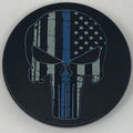 Punisher American Flag Blue Line Hitch Cover