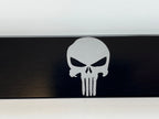 Punisher Laser Engraved Billet Aluminum License Plate Frame