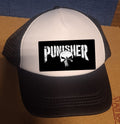Adjustable Trucker Baseball Cap with Marvel Punisher Logo