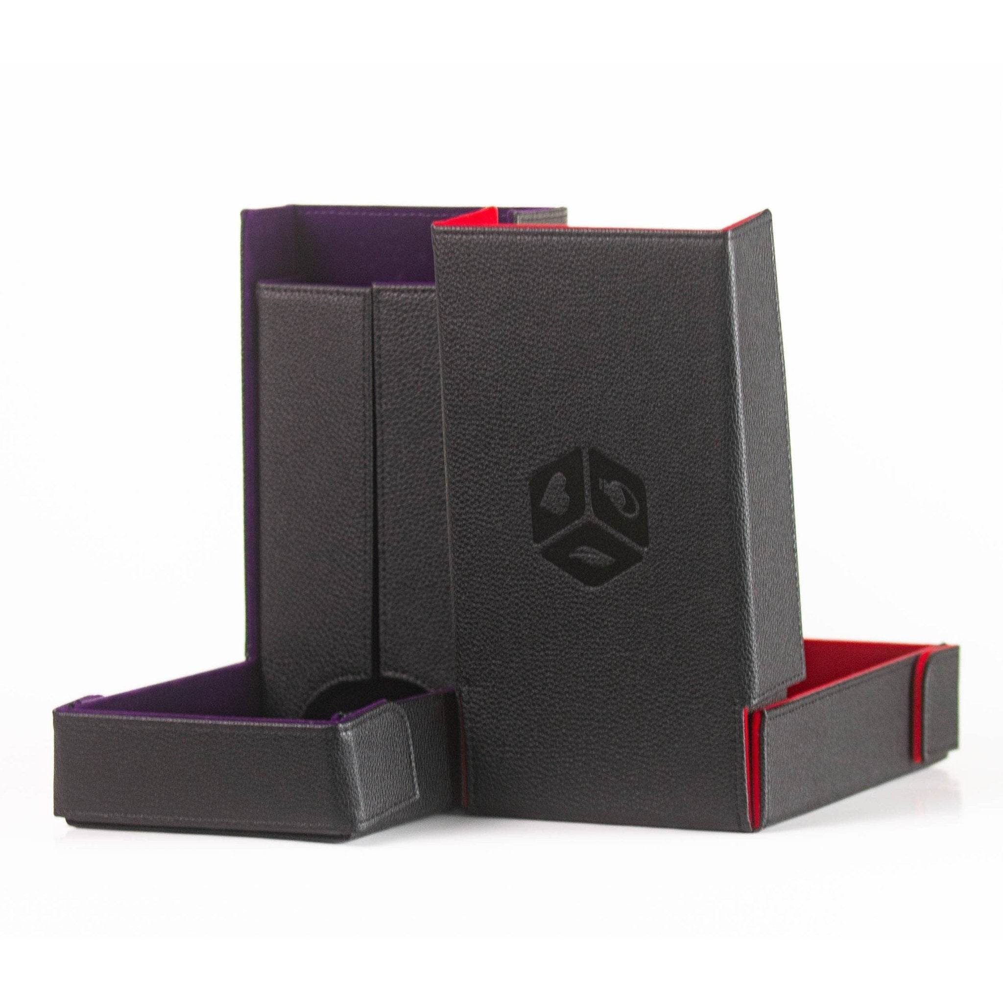 Purple Magnetic Travel Foldable Dice Tower - 