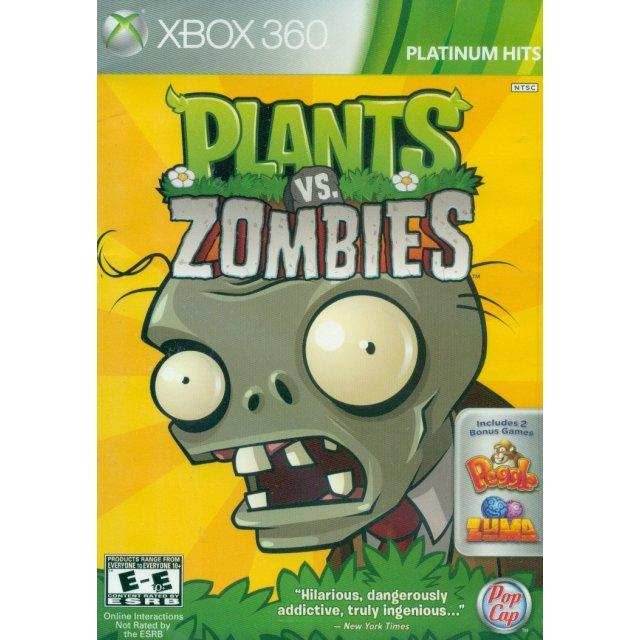 Plants vs. Zombies (Platinum Hits) (Xbox 360) - Game Only