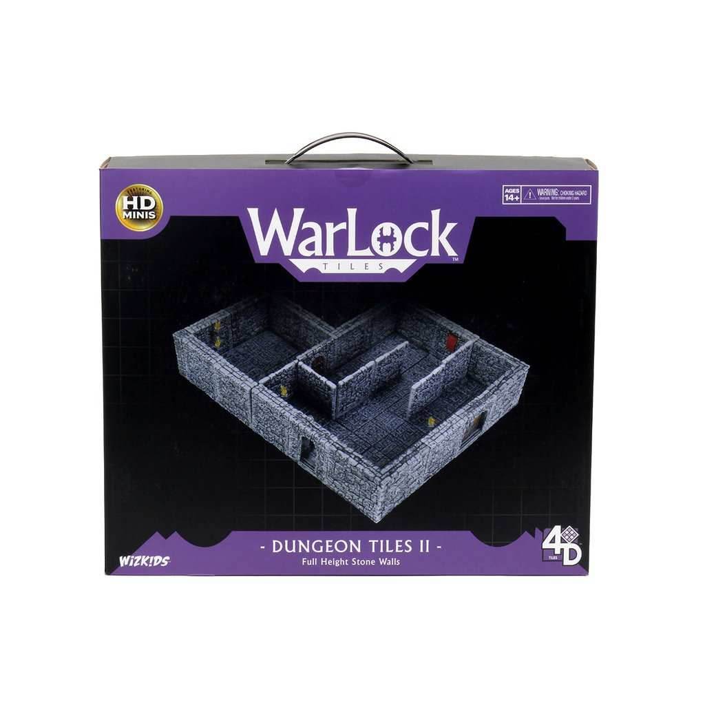 WarLock Tiles: Dungeon Tiles II – Full Height Stone Walls - 