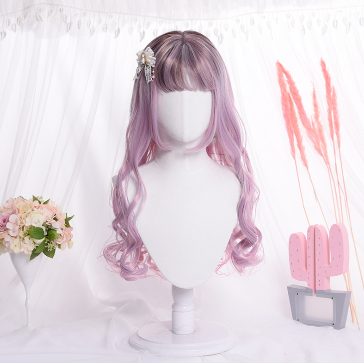 Qi Liu Hai curly cute wig