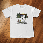 Vintage Snoopy Lv Washed White Tee