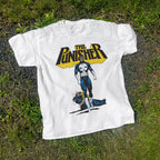 Vintage 1992 Punisher Promo Washed White T-Shirt