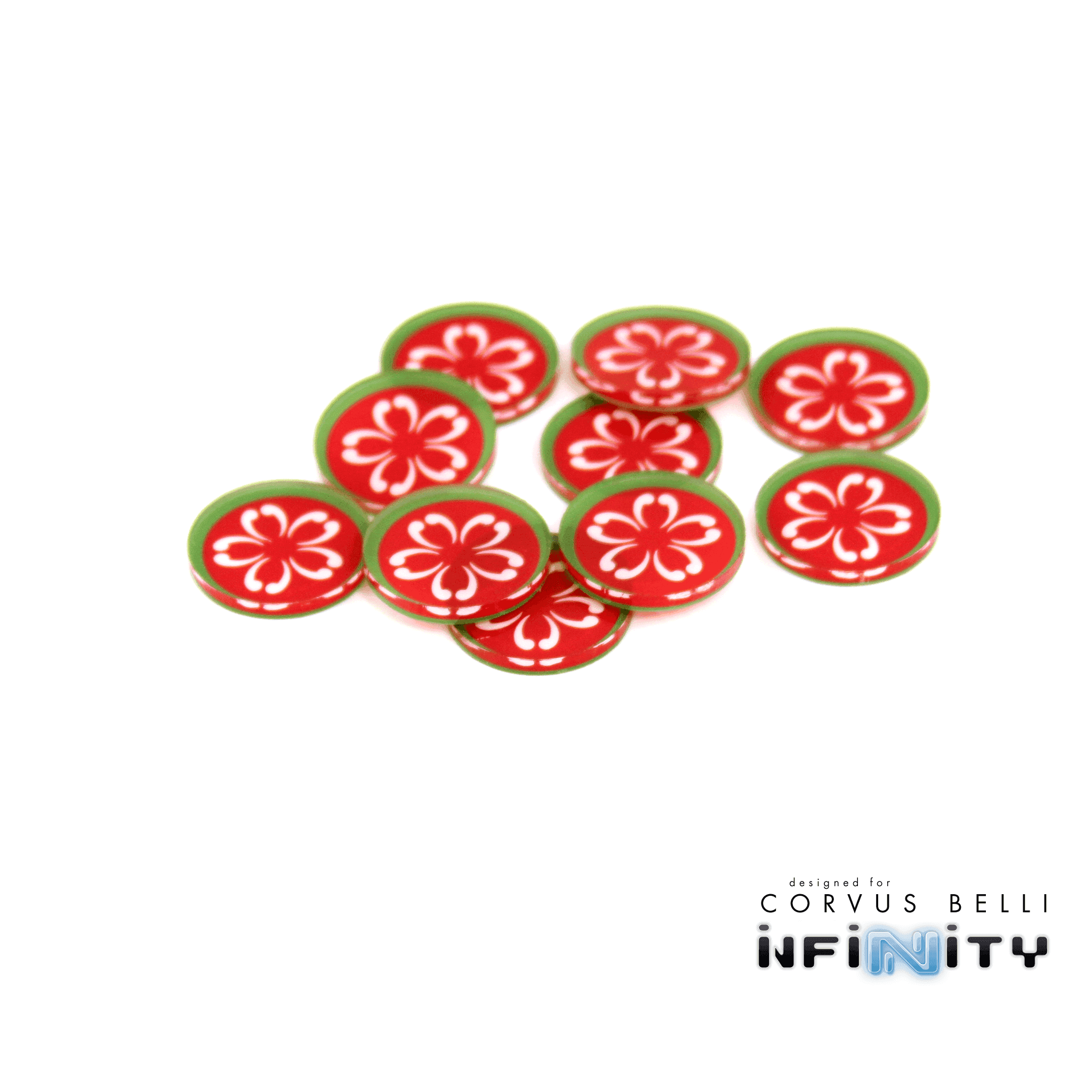 Full Color Infinity Faction Markers, 25mm (Bag of 10) - Qapu Khalqi / 25mm