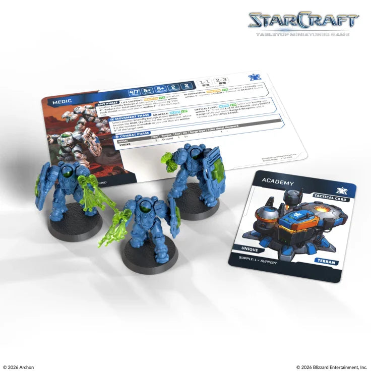 StarCraft The Miniatures Game: Terran: Medic Expansion Set