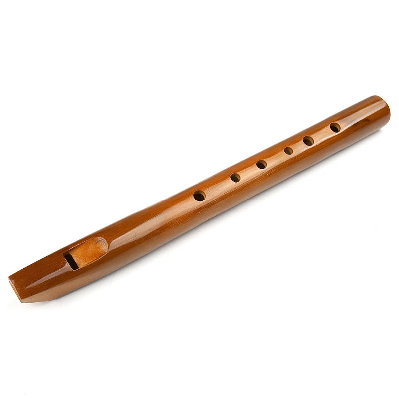 Quaint-Vertical Flute For Clarinet D Key Musical Instrument Portable Woodwind Folk With Bag