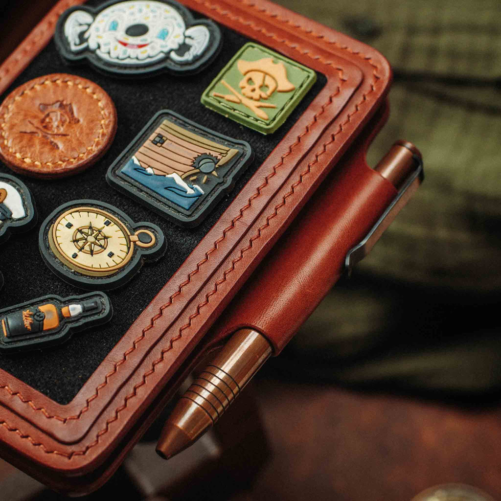 Quartermaster v2 – Leather Passport Wallet with Velcro | Pirate Goods