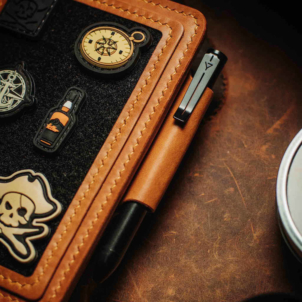 Quartermaster v2 – Leather Passport Wallet with Velcro | Pirate Goods