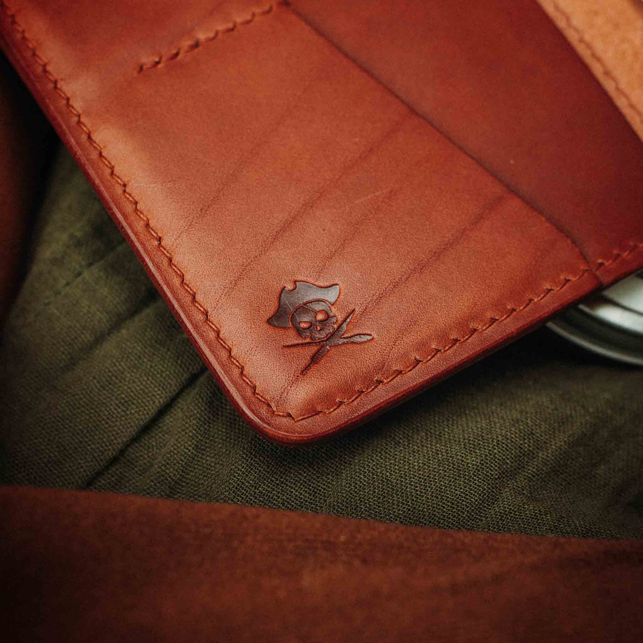 Quartermaster v2 – Leather Passport Wallet with Velcro | Pirate Goods