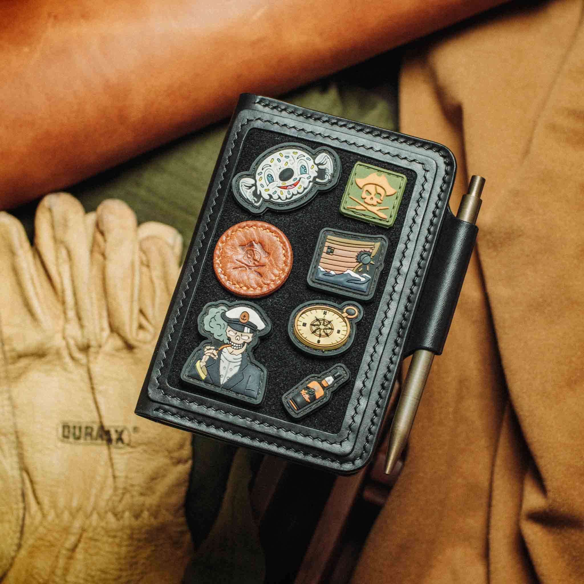 Quartermaster v2 – Leather Passport Wallet with Velcro | Pirate Goods