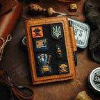 Quartermaster v2 – Leather Passport Wallet with Velcro | Pirate Goods