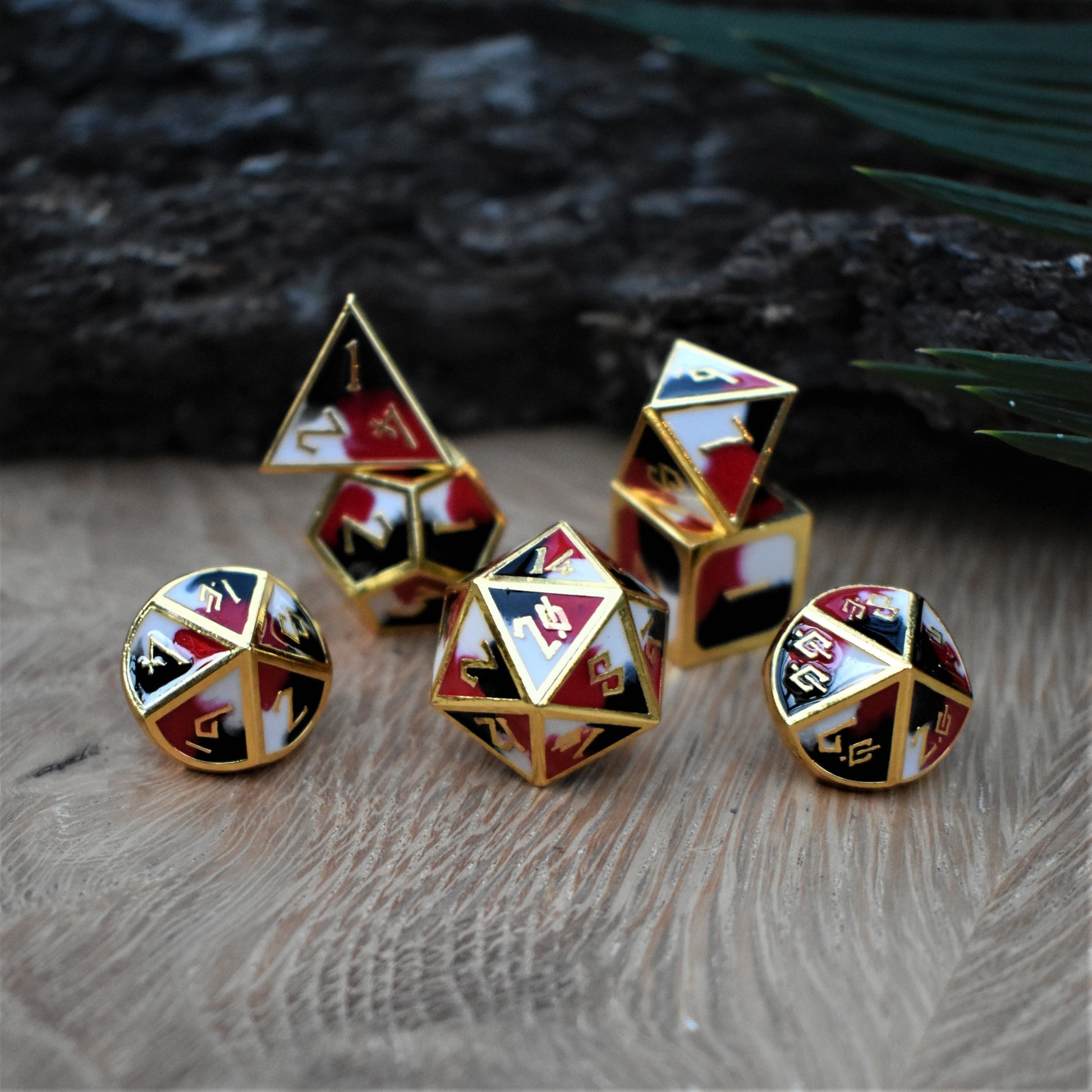 Queen's Gambit Metal Dice Set