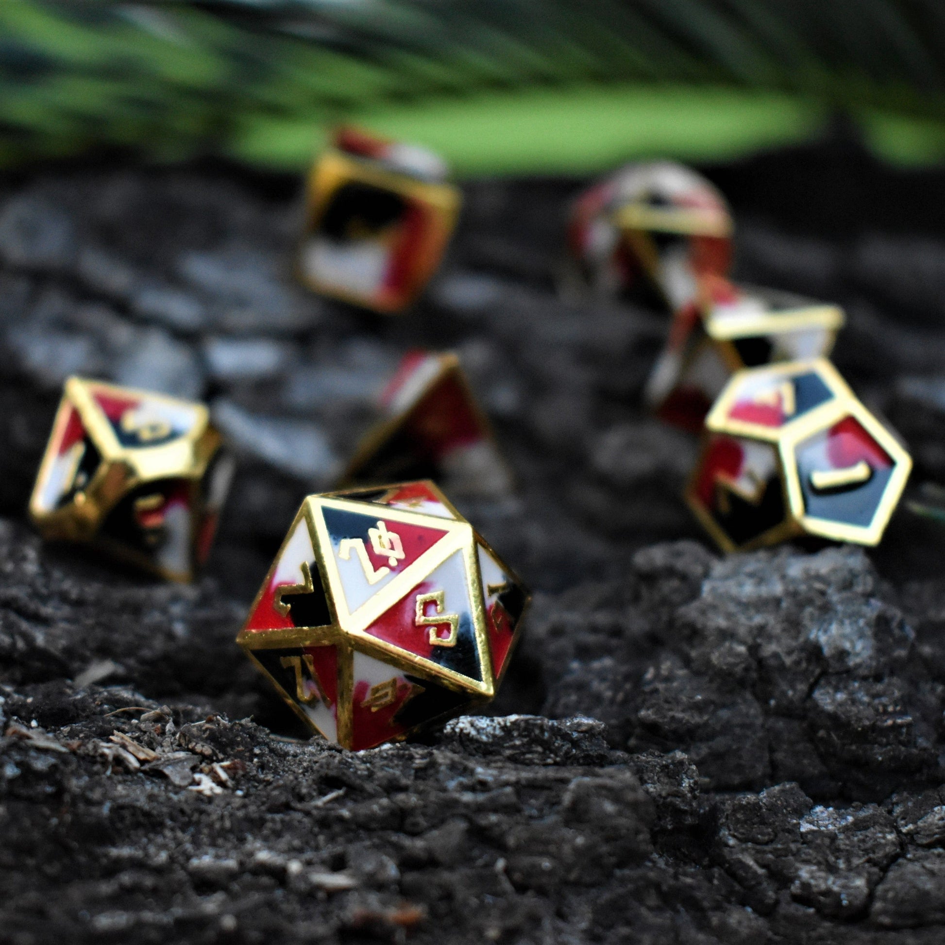 Queen's Gambit Metal Dice Set