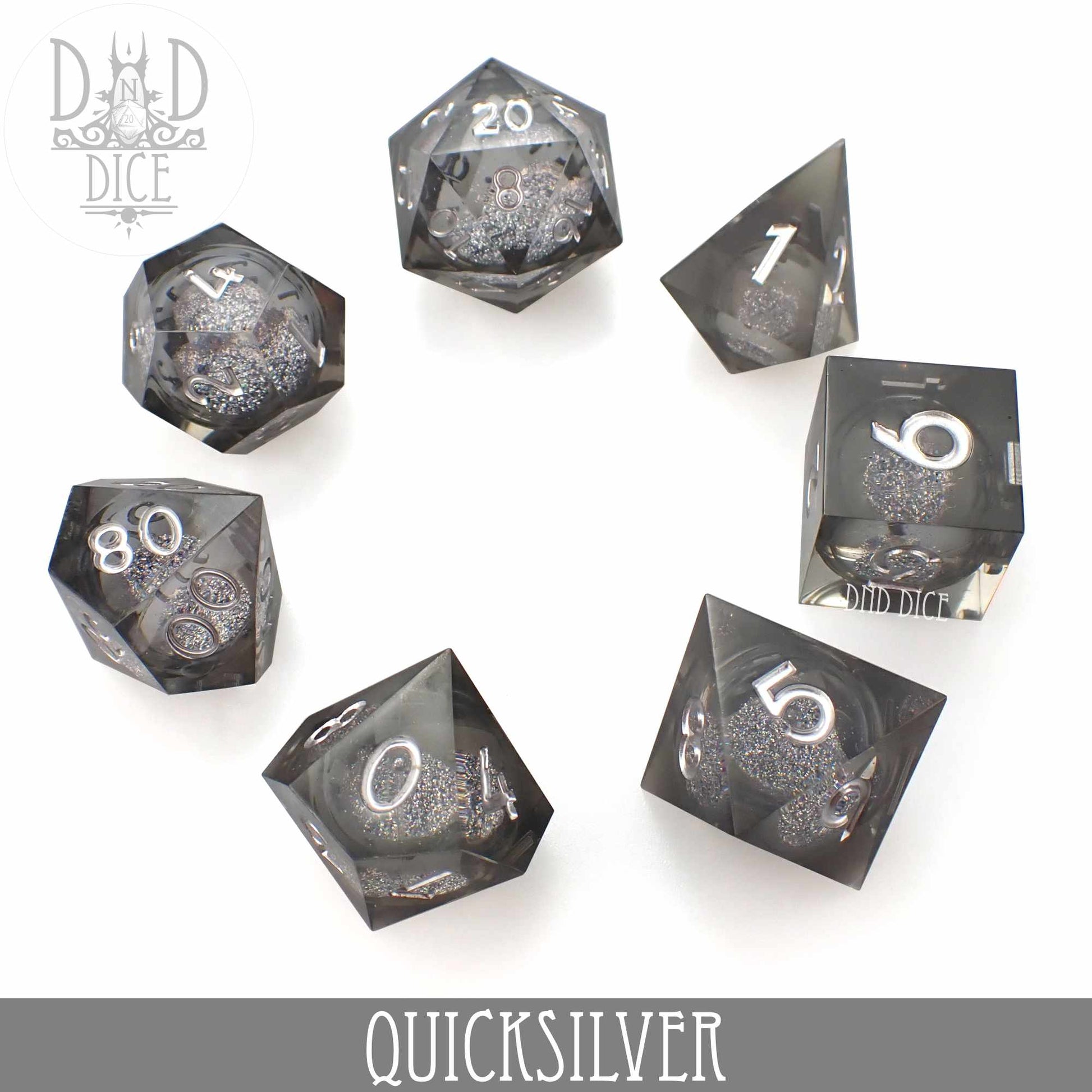 Quicksilver Liquid Core Dice Set