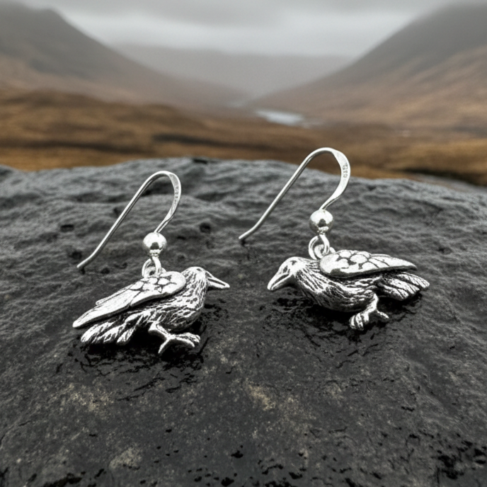 Morgana Raven Earrings