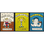 Vintage 1980s Trash Can Tots Complete Series Stickers 🗑️ NOS Vending Set, 10 Strips / 30 Characters