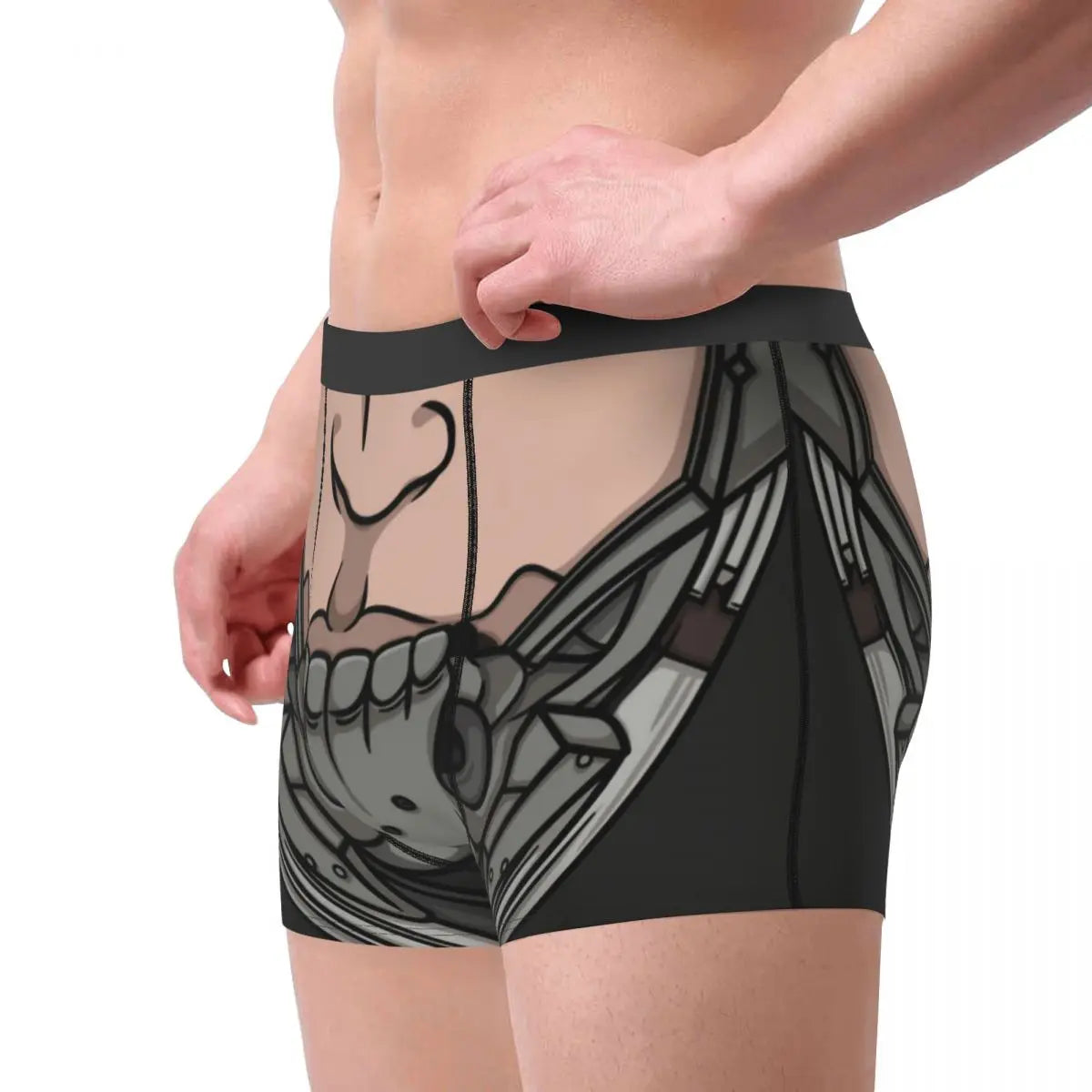 Raiden Metal Gear Solid Boxer Shorts For Men 3D Print Video Game Lover Underwear Panties Briefs Stretch Underpants