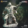 Raiko, Tiger Monk (Male Tabaxi Monk) - 32mm Scale