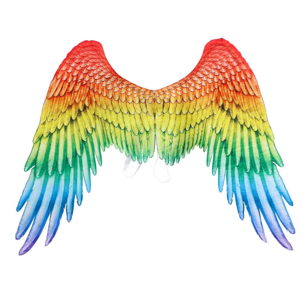 Rainbow Angel Wings costume accessory