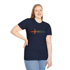 Rainbow Dice Sword T-Shirt - Black / S