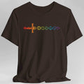 Rainbow Dice Sword T-Shirt - Dark Chocolate / S