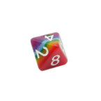 Rainbow Redux - 7 Piece DnD Dice Set | Acrylic RPG Gaming Dice - 