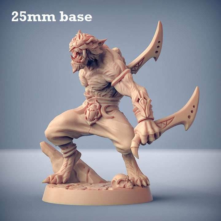 Rakshakin Headhunter: Sculpt B (Male Tabaxi Assassin) - 